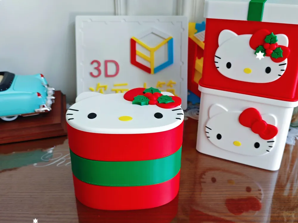 Christmas Christmas gift box Hello Kitty Christmas gift box Christmas ...