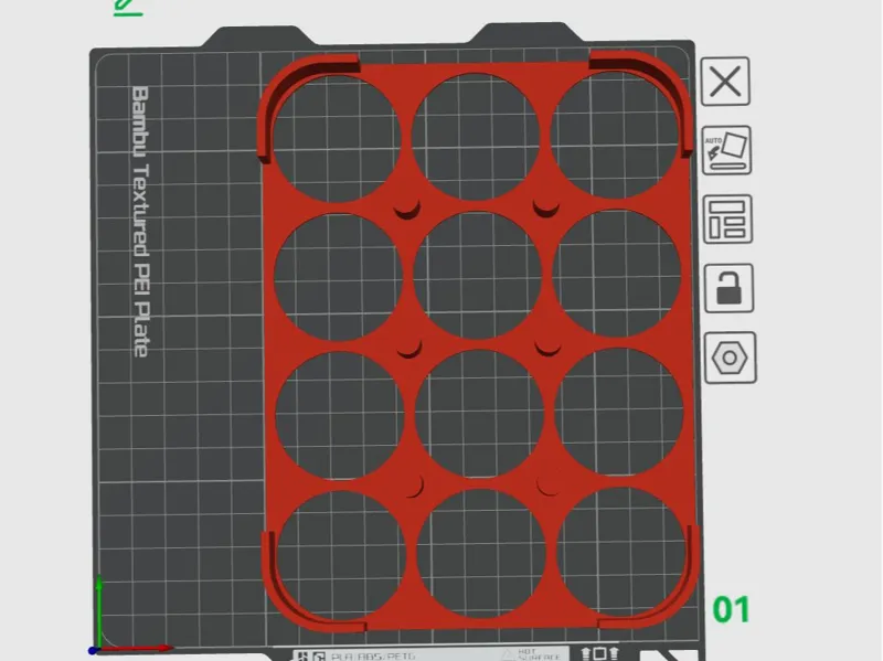 A1 mini可用的轻量化鸡蛋托盘