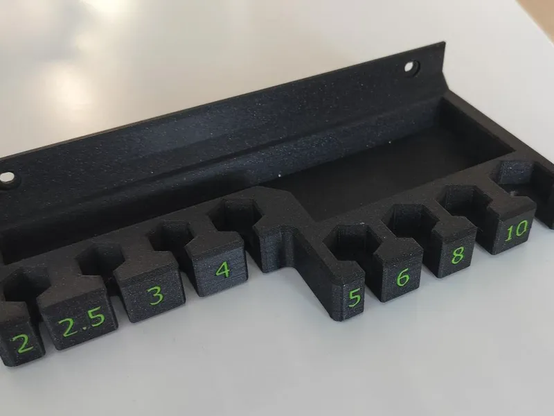 Parkside toolholder for hex-key set.