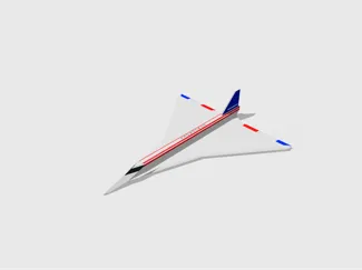 Cool looking airplane (Concorde 2)