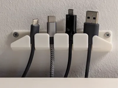 USB Cable Holder Wall Mount