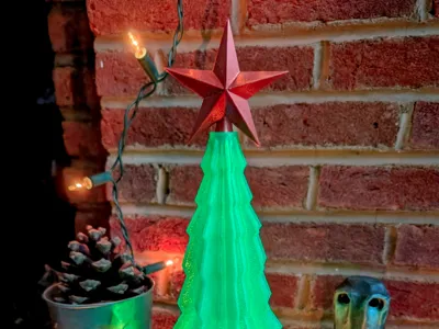 Christmas Tree With A Star