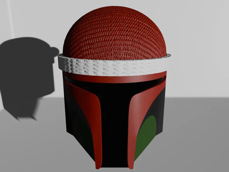 Santa's mandalorian helmet (NO AMS)