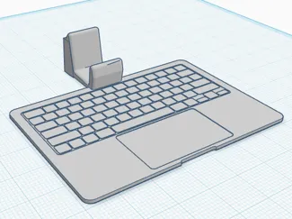 macbook styled stand for iPhone 12
