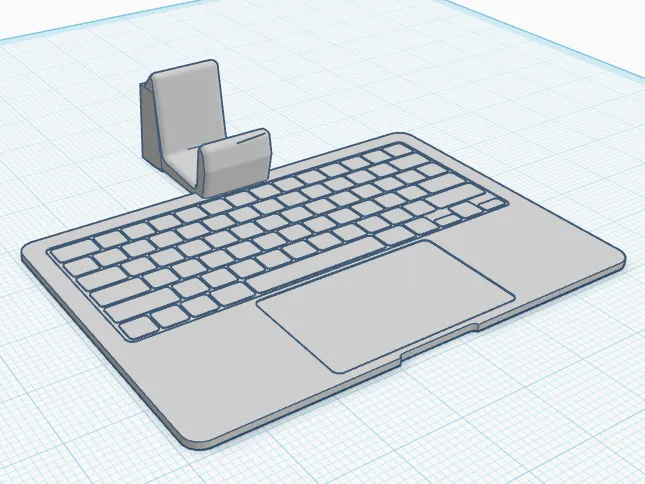 macbook styled stand for iPhone 12