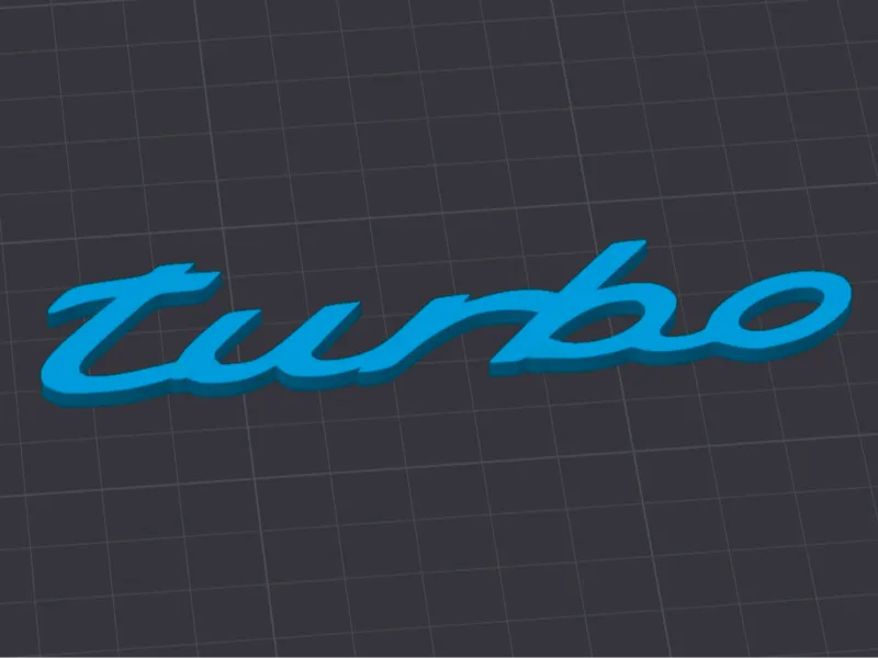 P.TURBO LOGO (Leggermente SMUSSATO)