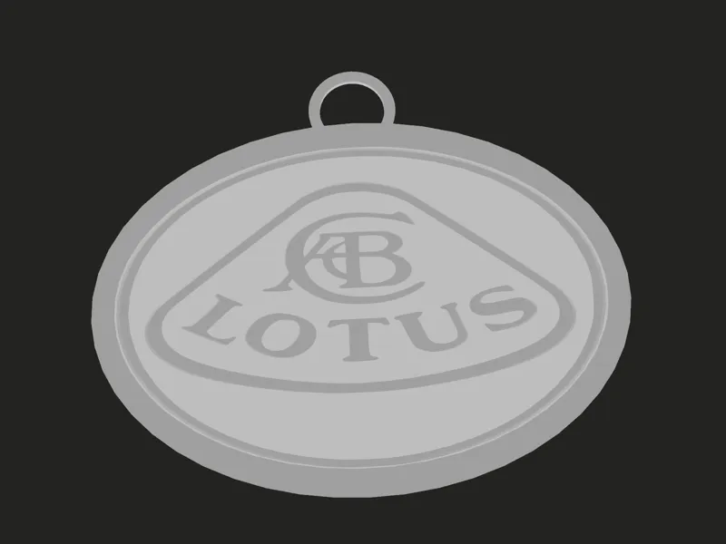 LOTUS LOGO KEYCHAIN