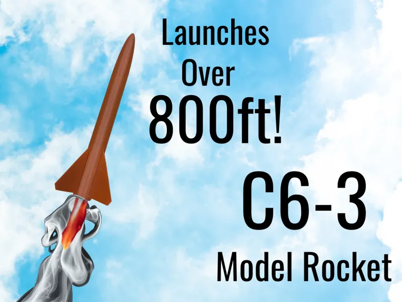 C6-3 model rocket
