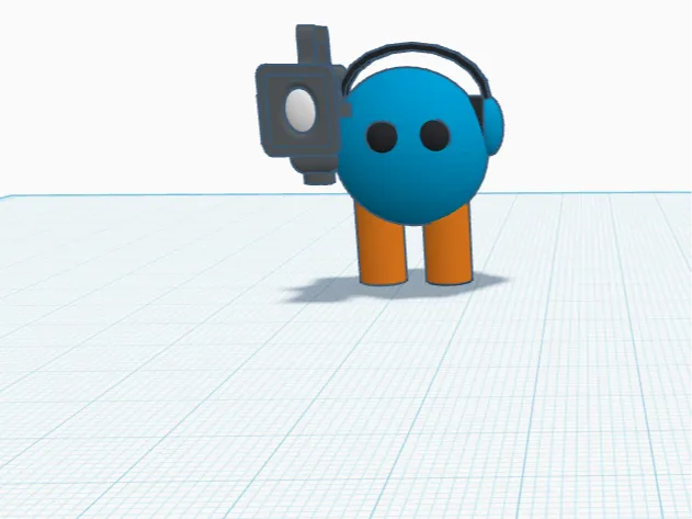 Cute ball with camera