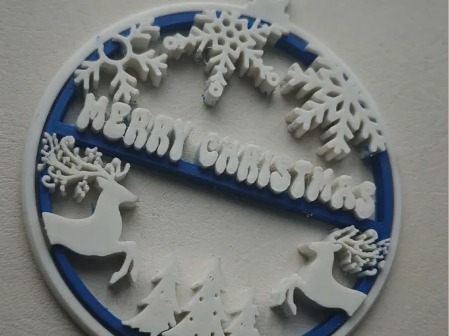 3D Christmas tree ornament