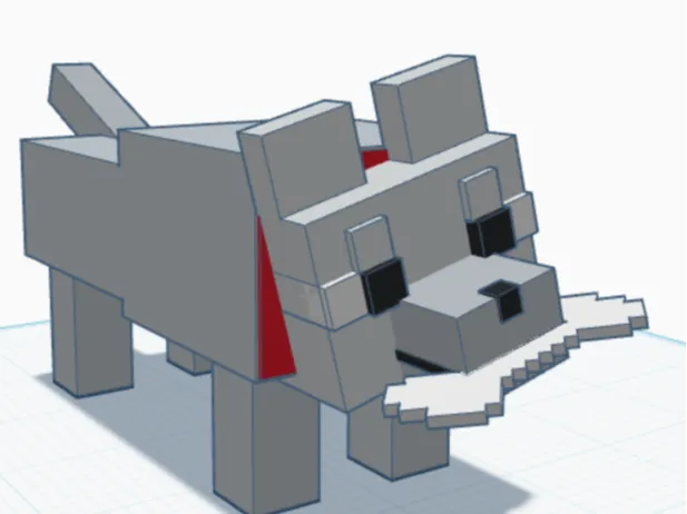 Minecraft Dog (Rufus)
