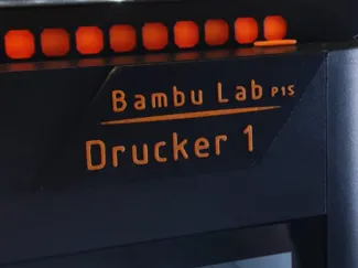 P1S Drucker Schild