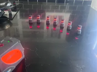 Laser target