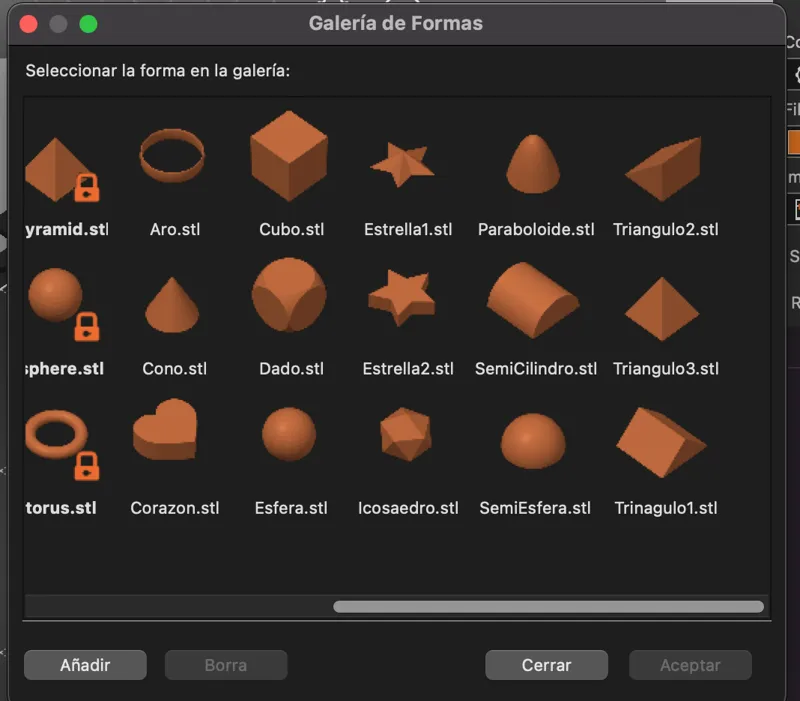 Formas básicas. (Basic shapes.)