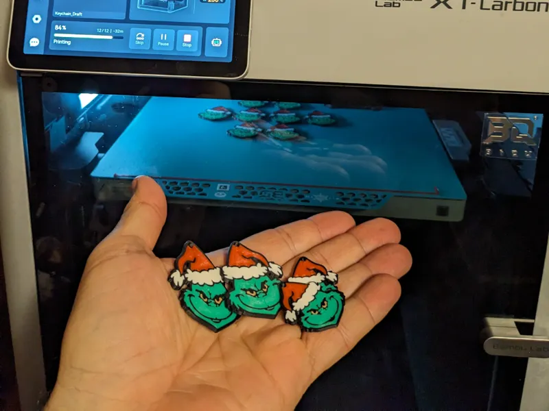Grinch earrings