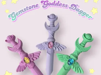 Gemstone Goddess Dagger