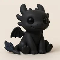 Figurine chibi dragon type Krokmou — photo 1