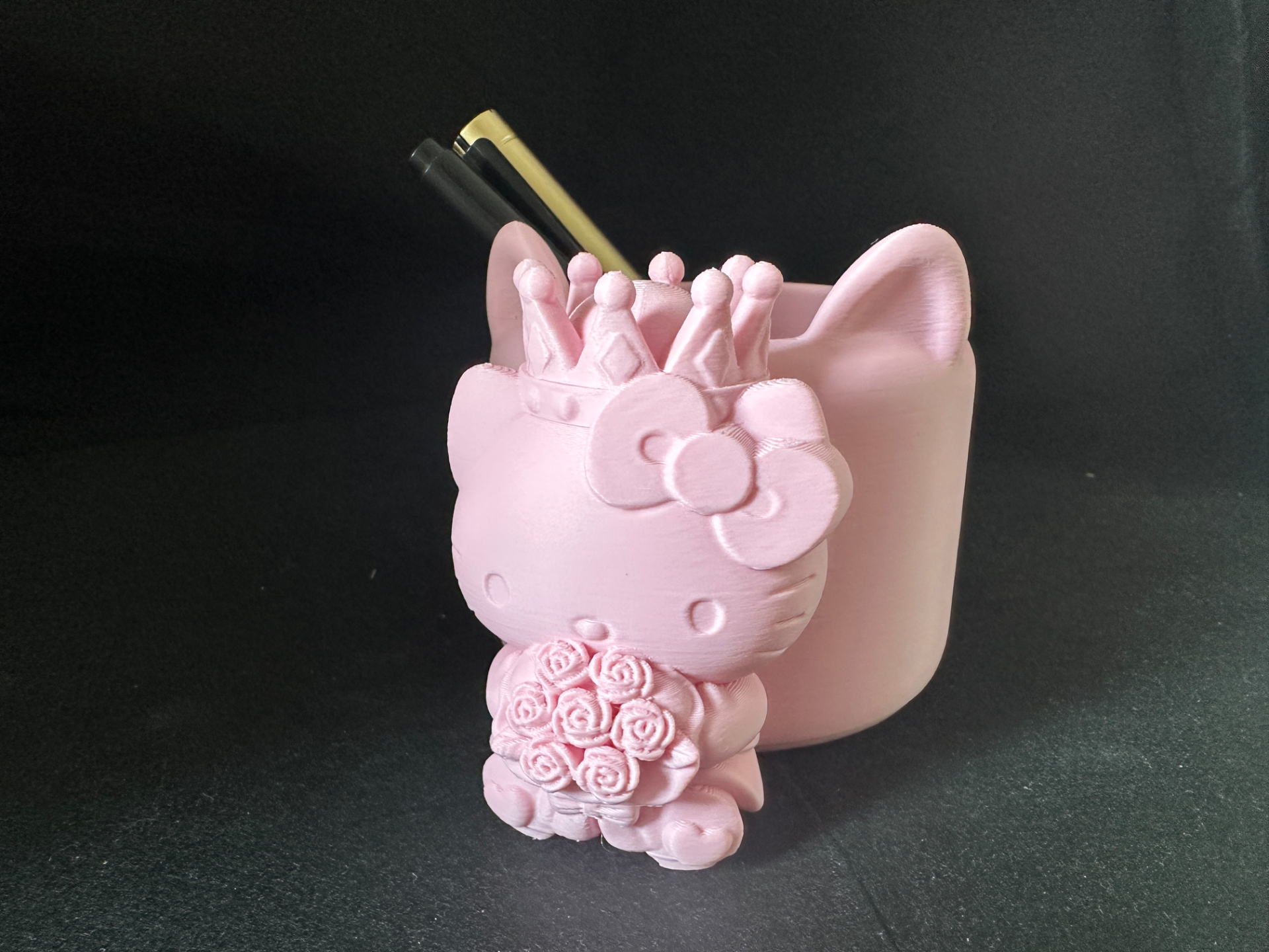 kitty公主猫笔筒 化妆刷桶 置物盒