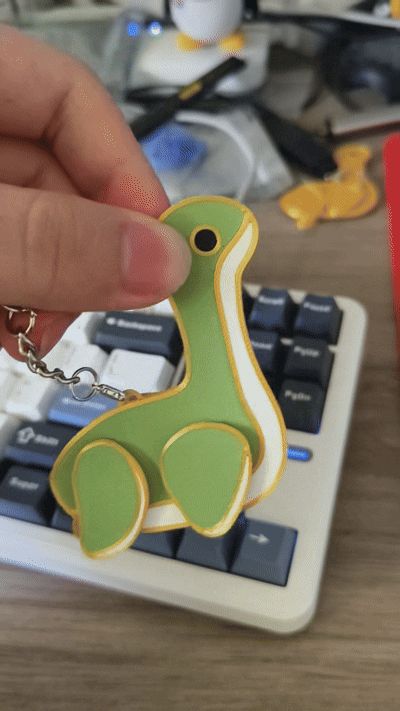 apex小水怪钥匙扣，脚可动，绿水怪，金水怪