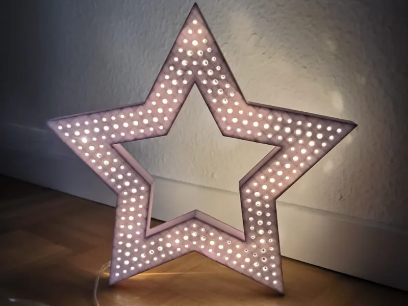 Lovely Hollow Star Light