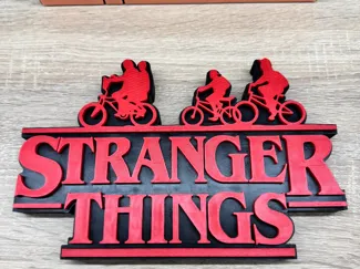 Stranger Things logo / Dekor