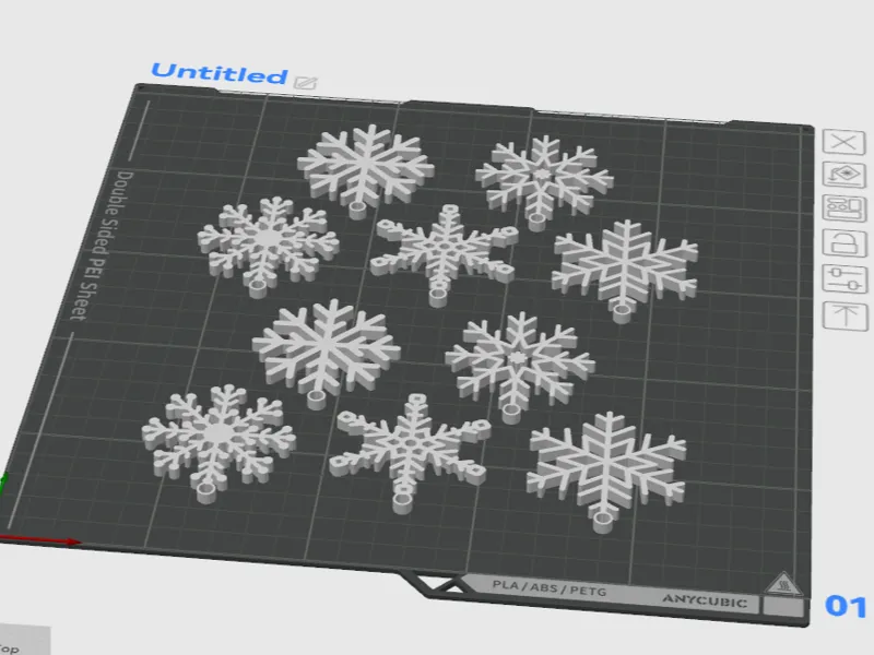 Snowflake hangers