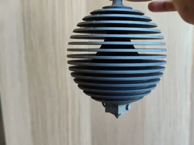 Christmas ornament with old 3D printer nozzle.