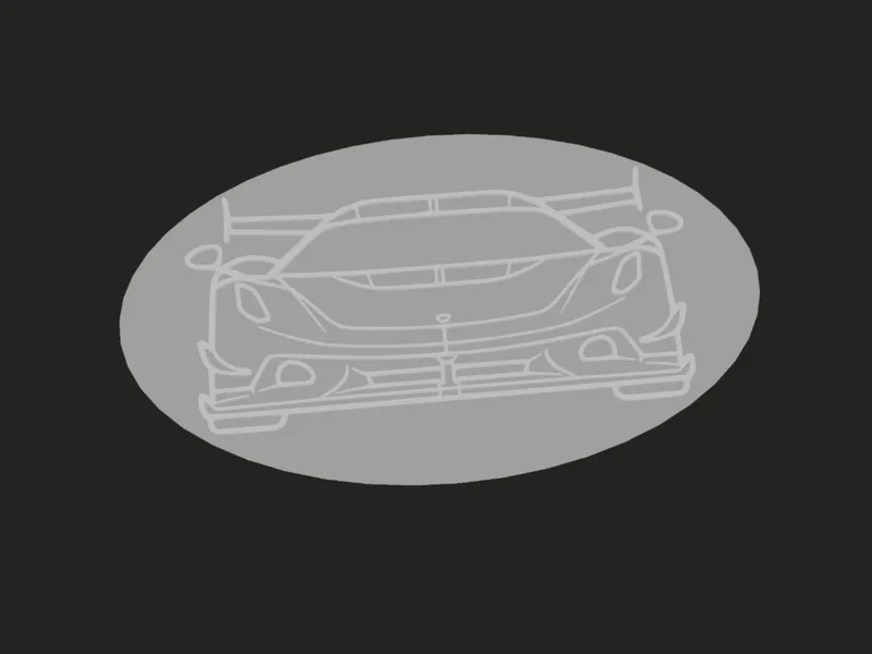 Koenigsegg Jesko front wall art