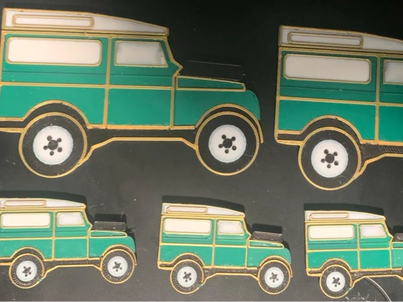 Land Rover, keyring, mug coaster, xmas bauble