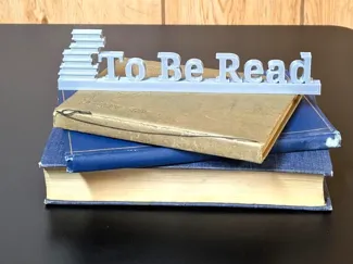 To Be Read Sign: Book Nook / Home Library Decor