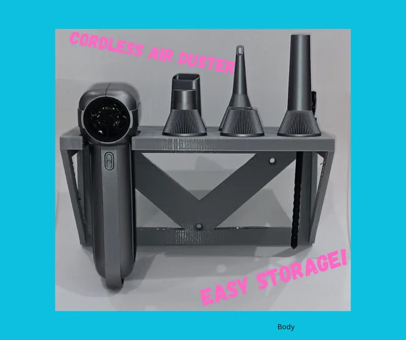 Cordless Air Duster Shelf