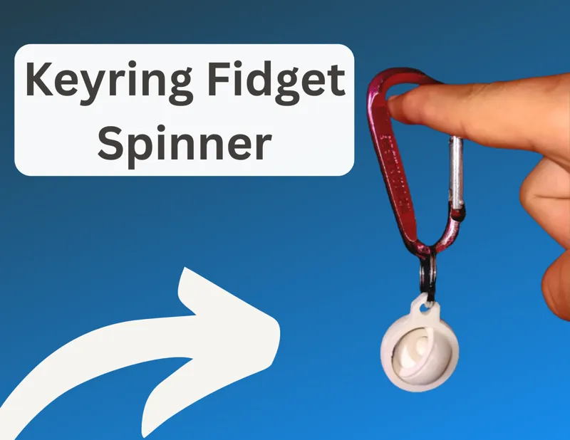 Keyring Fidget Spinner