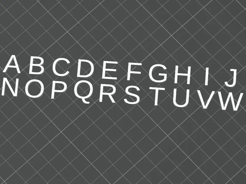 Letras abecedario