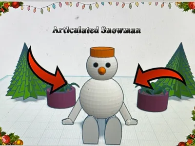 Articulated Flexi Snowman!