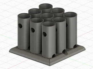 Cases and tubes for brushes