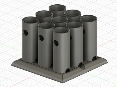 Cases and tubes for brushes