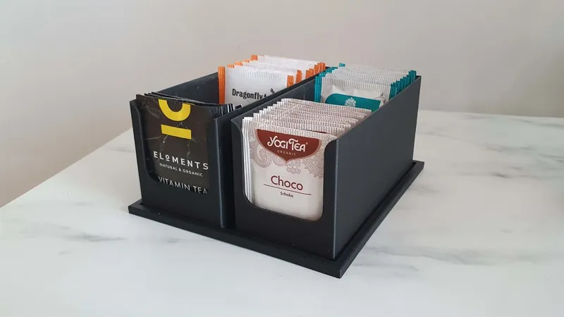 Tea Bag Holder with Tray