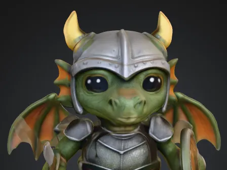 Medieval Dragon Minifigure