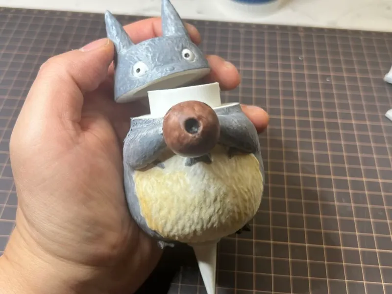 龙猫鹿角蕨滴水盒