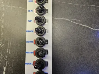 Toggle Switches Panel Parametric