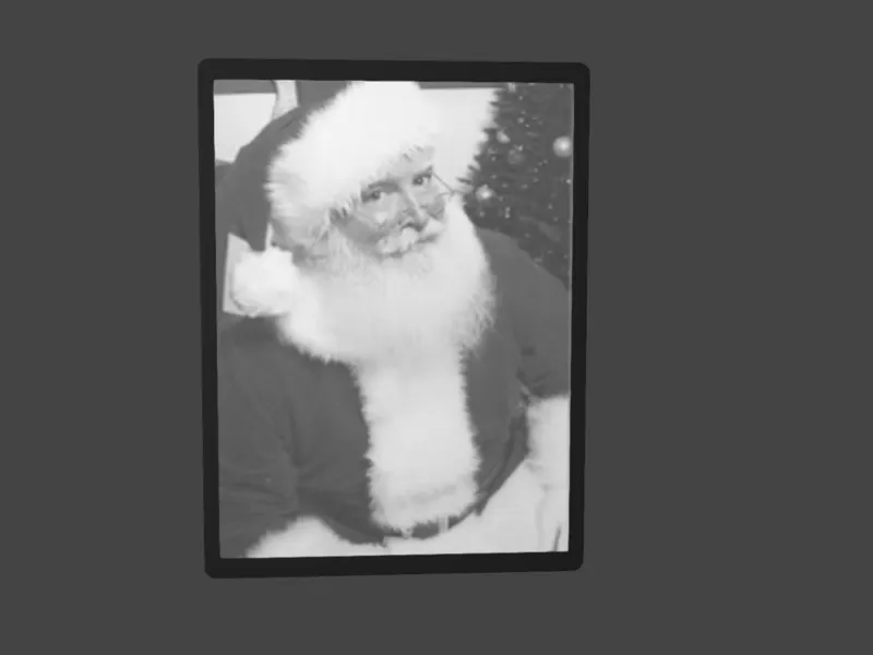 Santa Lithophane