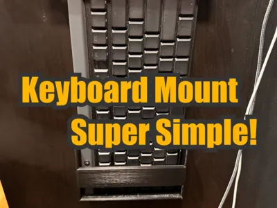 Strong Simple Keyboard Mount