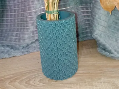 vase, self-watering wick planter