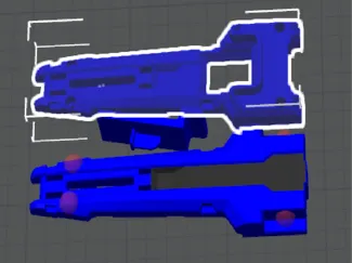 Beyblade X Grip 50% Fill Model