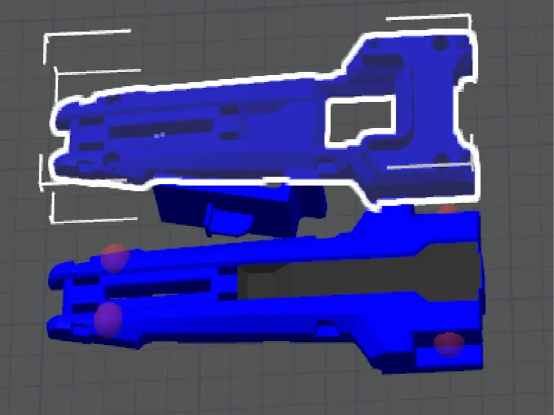 Beyblade X Grip 50% Fill Model