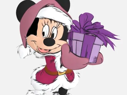 Minnie mouse xmas gift