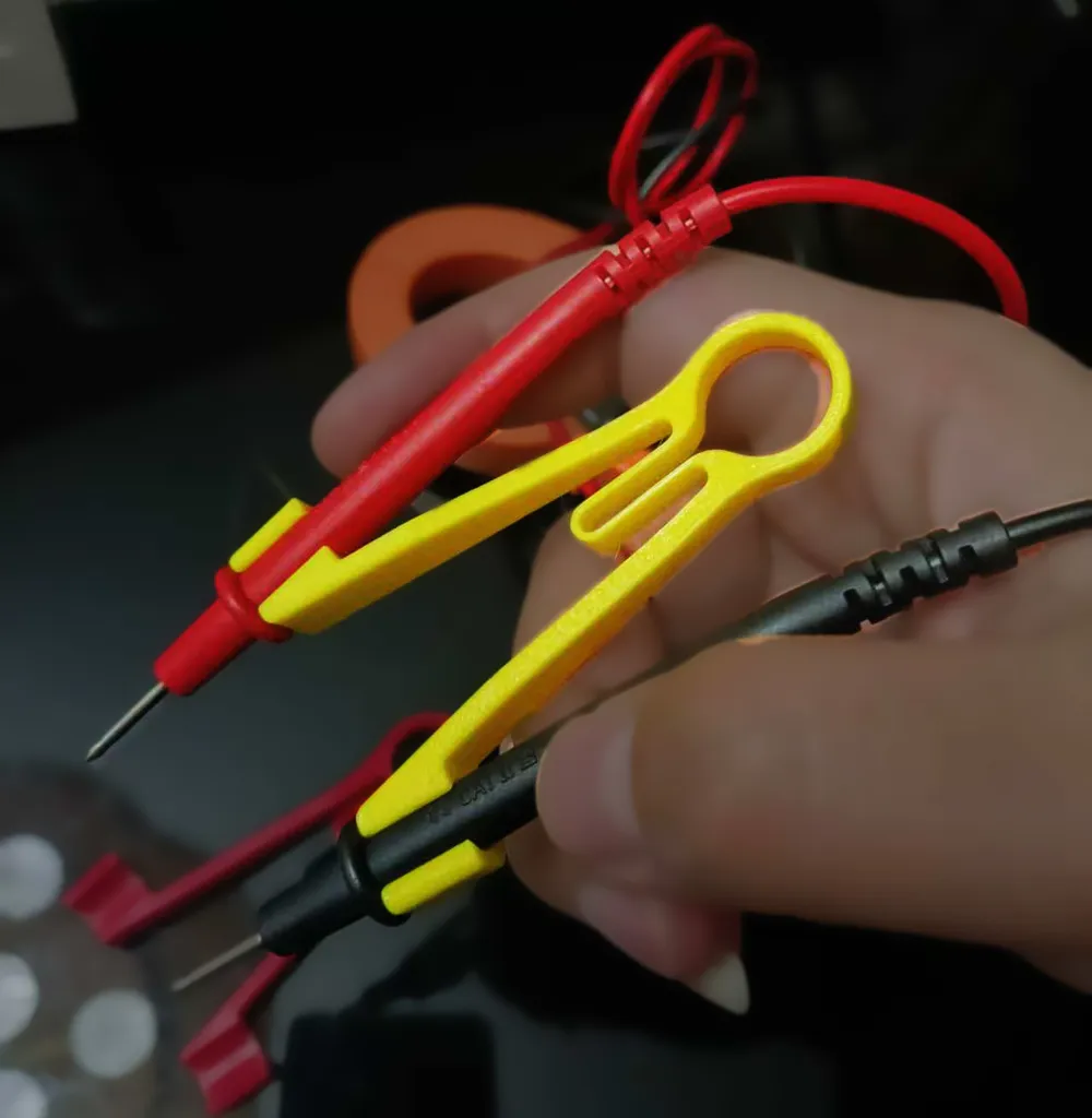 Multimeter Probe Support Multimeter Probe Holder | One-Handed Probe Assistant Tool | Electronic ...