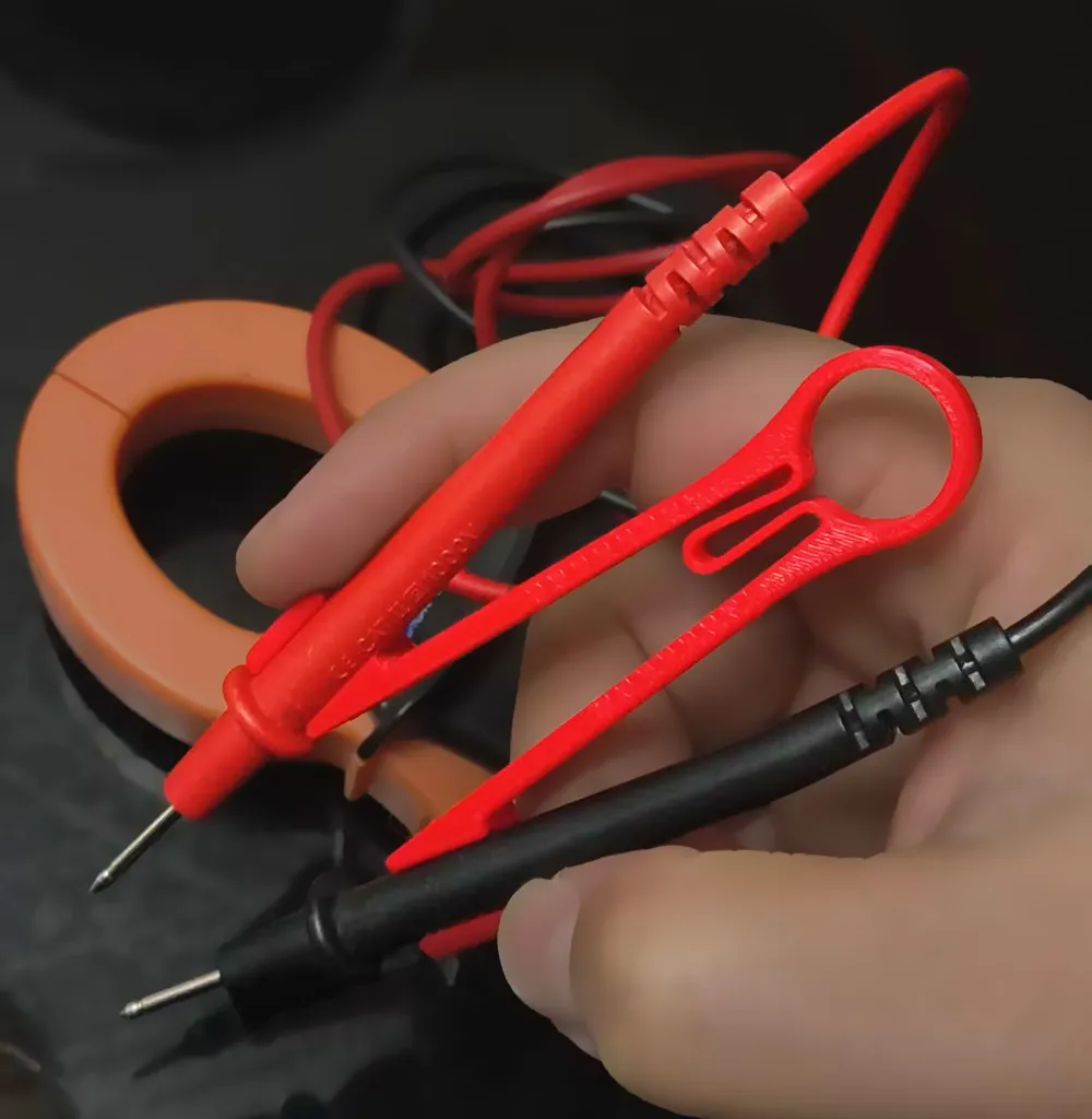 Multimeter Probe Support Multimeter Probe Holder | One-Handed Probe Assistant Tool | Electronic ...
