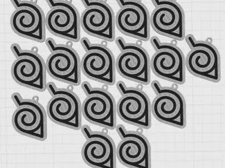 Chaveiro Naruto Konoha