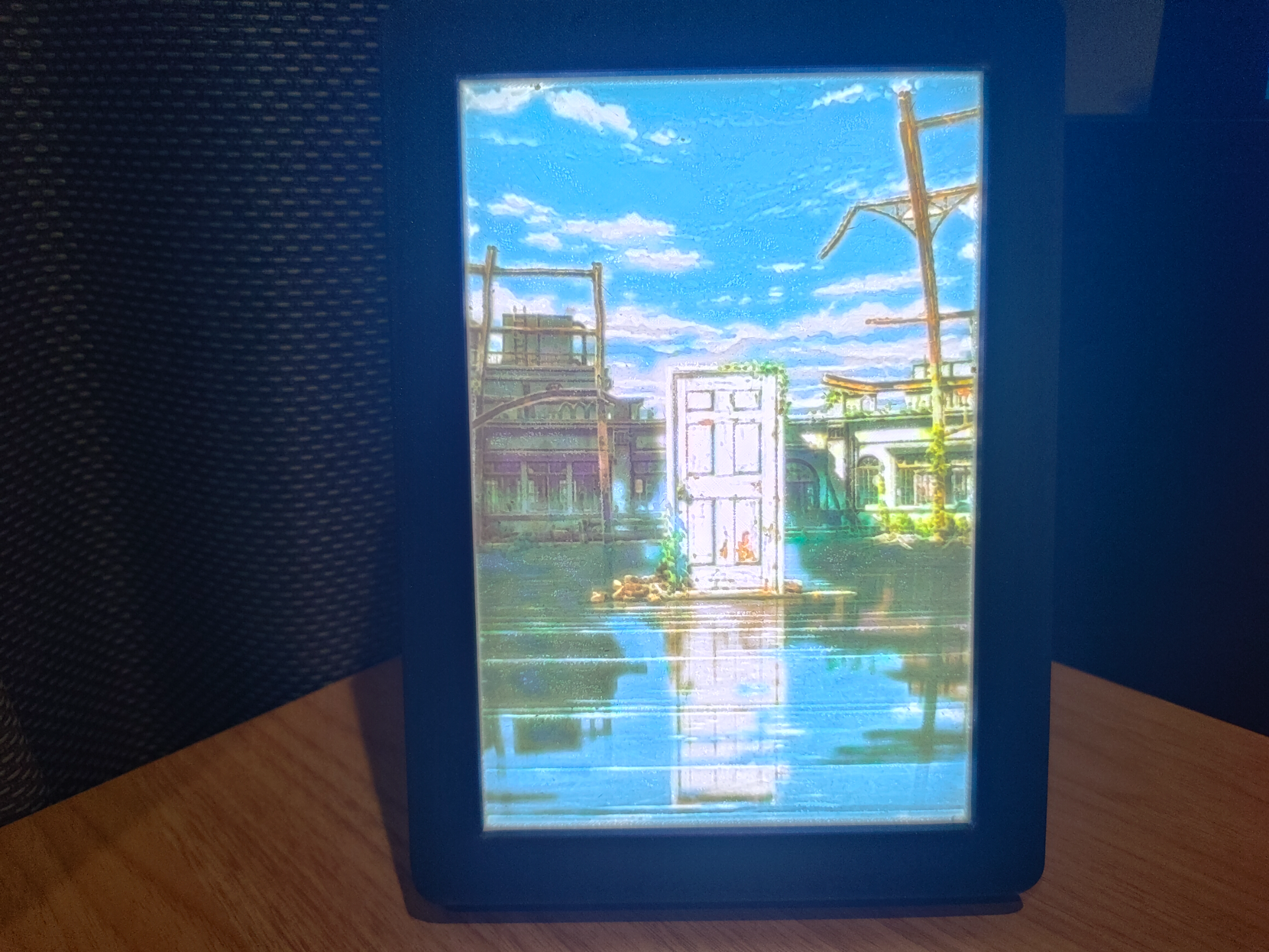铃芽之旅~门 透光浮雕